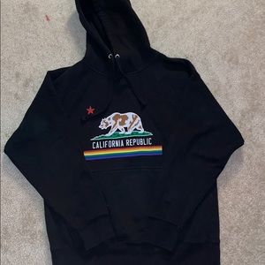 JHK Black California Pride Hoodie